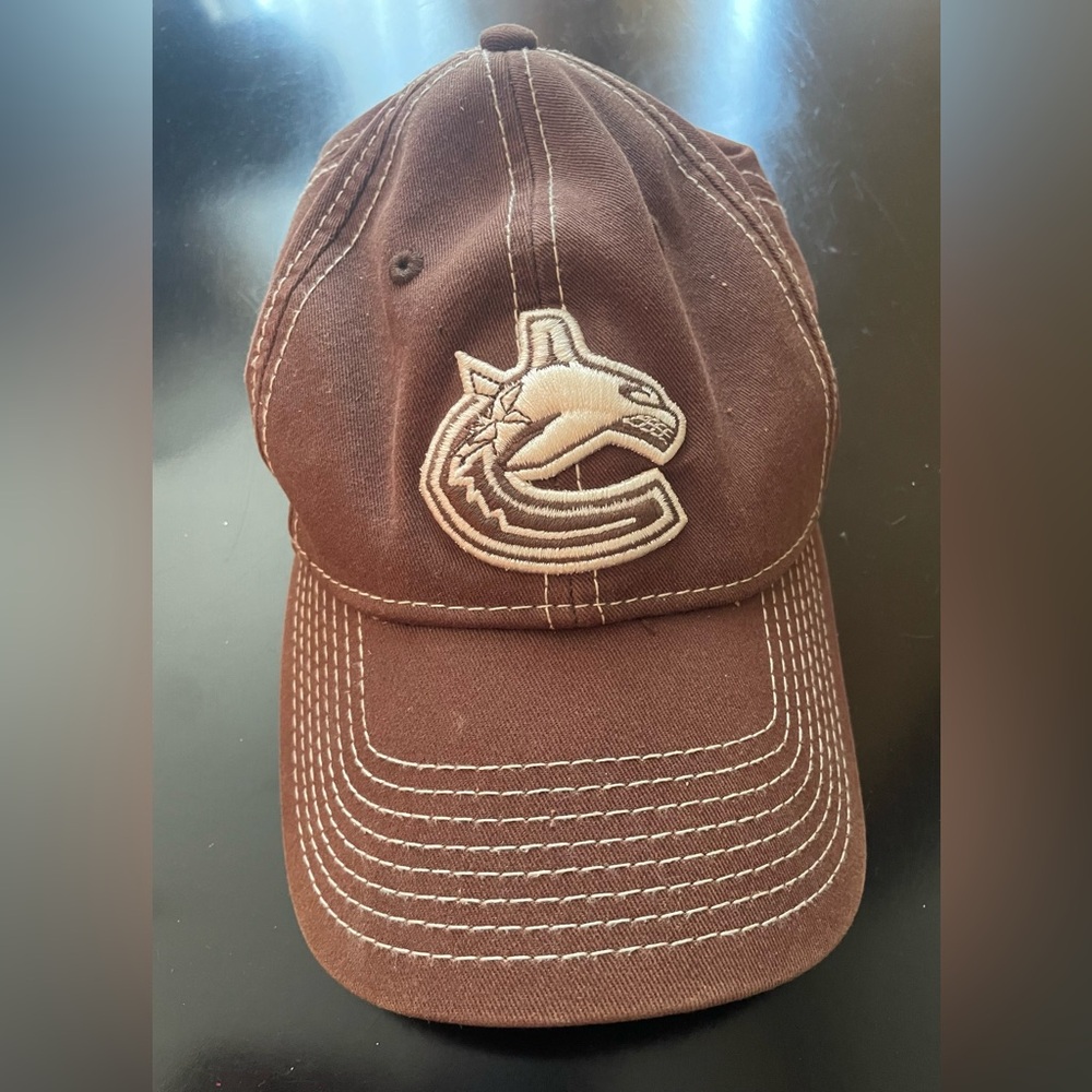 NHL Vancouver Canucks American Needle Brown Cap